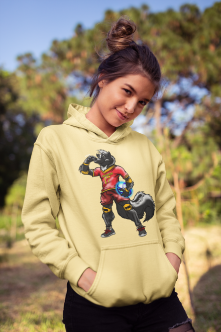 Stank the Skunk is one of the Volleybragswag defensive specialists on the All Beast team and he thinks your game stinks more than his kneepads.
My Volleyball Hoodie Designs Are Great Gifts For Volleyball Lovers