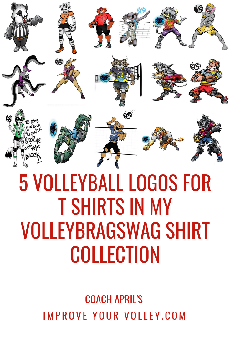 5 Volleyball Logos For T Shirts In My Volleybragswag Shirt Collection