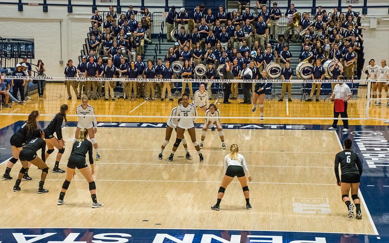 Rotation in Volleyball: Players rotate clockwise on the court. A team must rotate one position after they've been granted the right to serve the ball.(Craig Fildes)