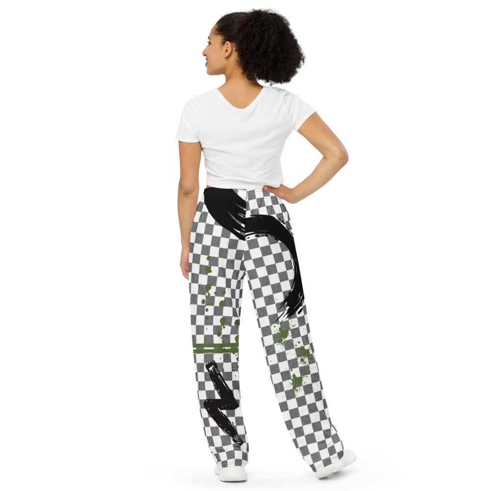 My Volleybragswag on ETSY line of wide leg pajama pants for volleyball players are funky, colorful and inspired by zebras and kaleidoscopes,
(That's crazy inspo, right?)
That creative thinking is what makes them a total upgrade from the plain old flannel pants you've been wearing. Out with old and in with the new!