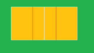 Volleyball Court Lines on Diagram of The Attack Lines Illustrated In Red