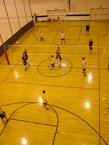 Volleyball lines: From the sidelines, service lines, end lines, ten foot line, substitution lines, find out which lines mean what.