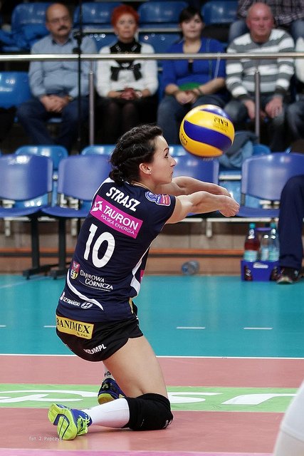 A passer is that player in volleyball serve receive who's "passing the ball" up to the setter and is responsible for making the first (of the three) contacts. (Jaroslaw Popczyk)