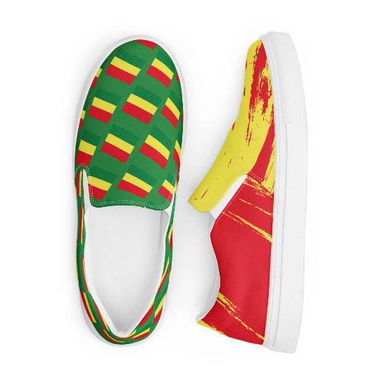 womens-slip-on-canvas-shoes-redgreensenegal