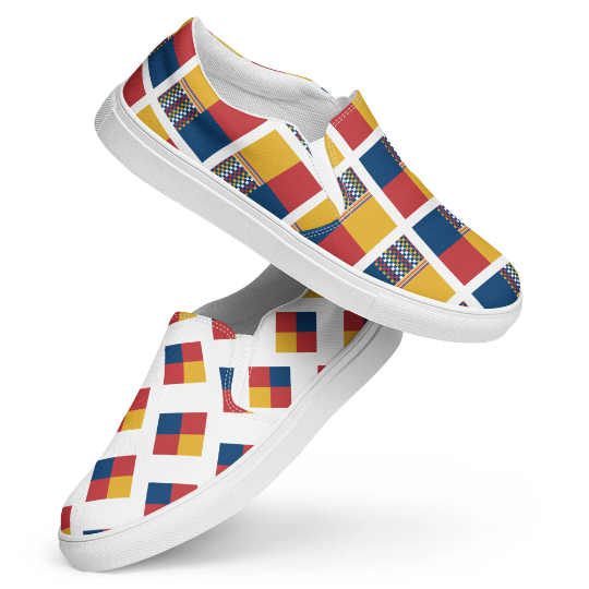 Let me present my gorgeous selection of the vibrantly designed ladies canvas slip on shoe, exclusively crafted for all the fashionable volleyball playing women and girls out there looking for the coolest "next thing" for 2024.